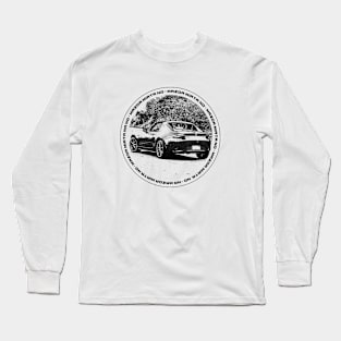 Mazda Miata MX-5 ND Black 'N White 4 Long Sleeve T-Shirt